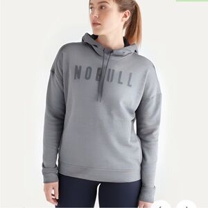 Nobull Women’s Legacy Hoodie Sweatshirt Gray Small